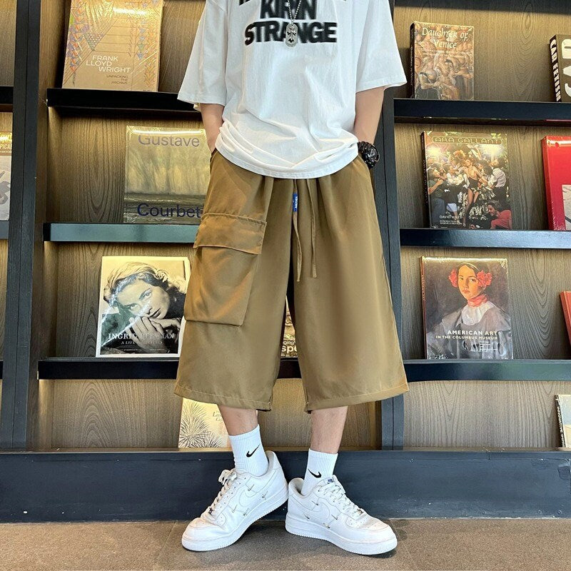 Oversized Casual Japanese Shorts - 2XL