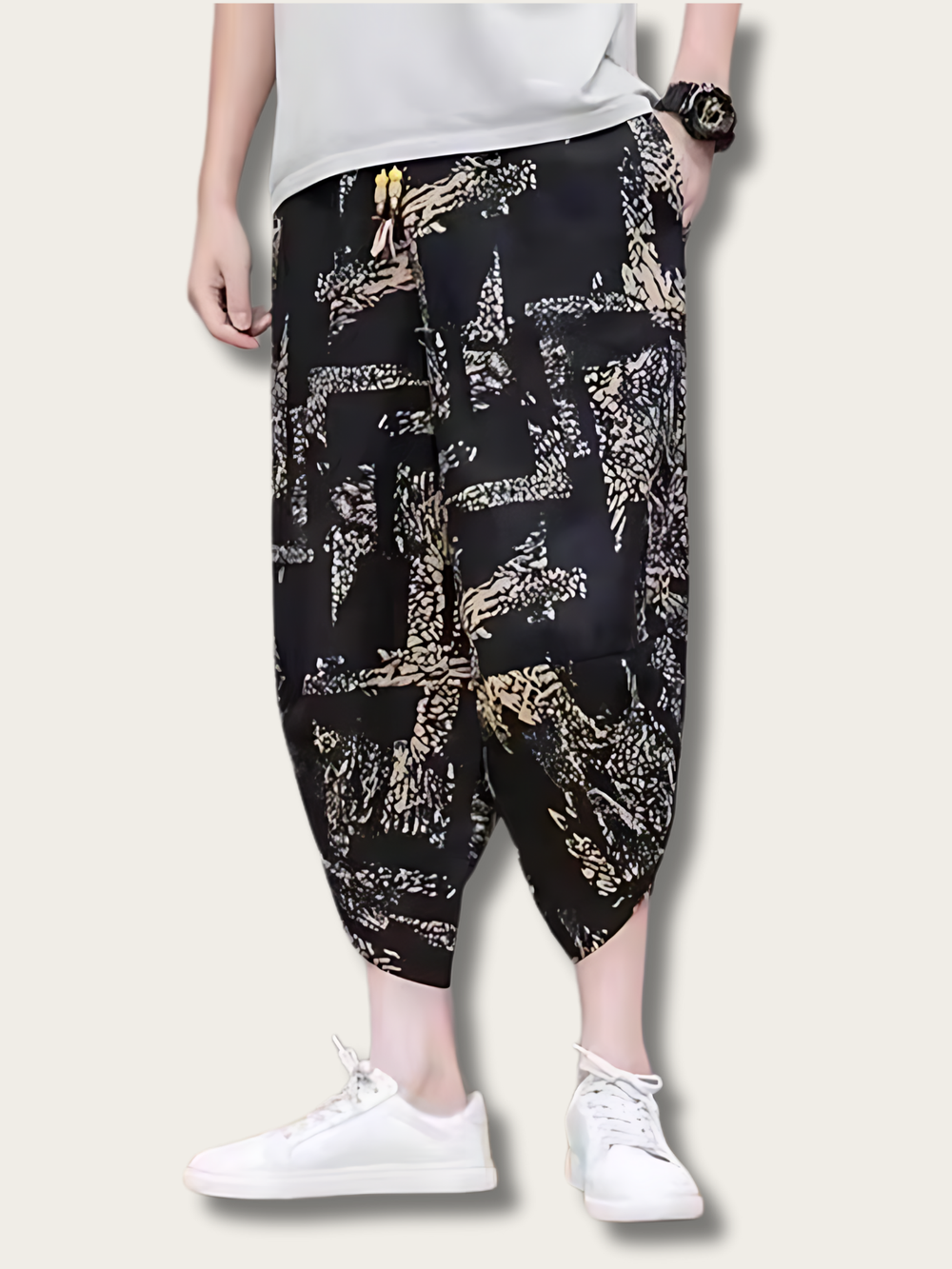 Abstract Urban Harem Pants - XL