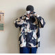 Printed Crane Harajuku Japanese Sweater - Medium