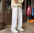Sherpa Velvet Plain Japanese Pants - Large
