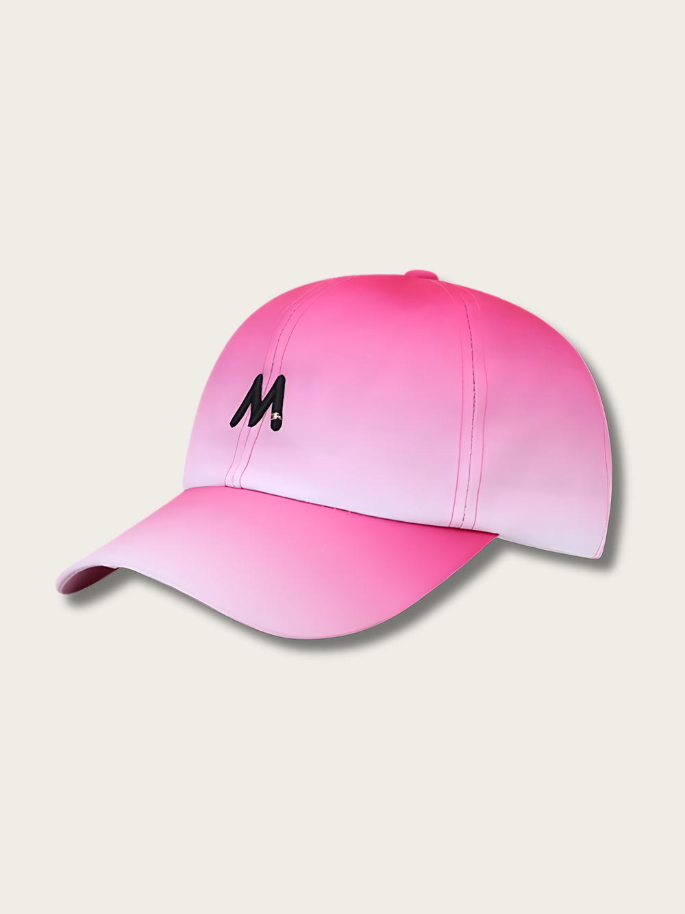 Gradient Letter Design Japanese Cap - #F58B3D:Apricot