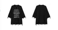 Casual Statement Printed Japanese T Shirt - Small