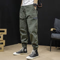 Casual Cargo Plain Japanese Streetwear Pants - 28