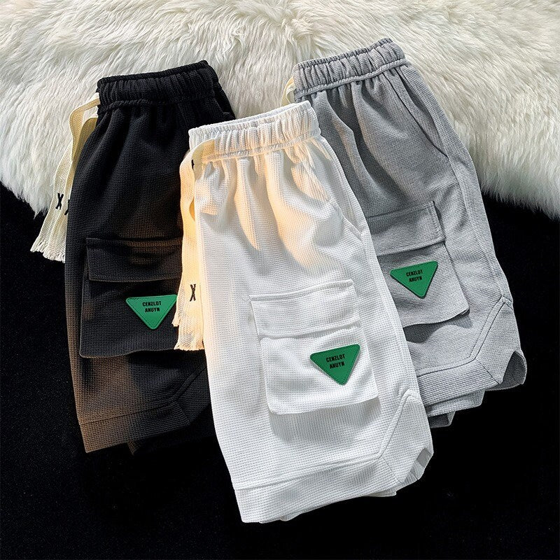 Techwear Multi Pocket Japanese Shorts - Large