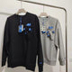 Small Patch Design Simple Japanese Sweater - A1