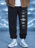 Printed Moon Harem Japanese Pants - XL