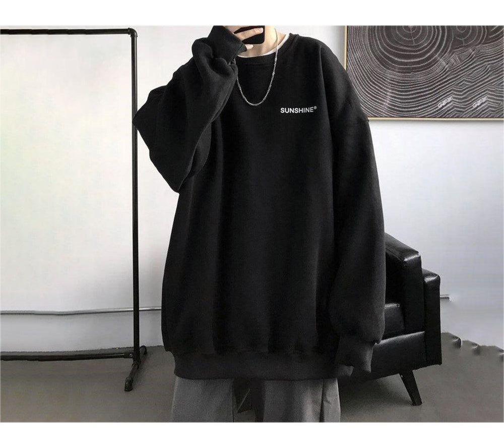 Statement Minimalist Japanese Sweatshirt - Medium