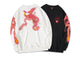 Mythical Phoenix Embroidered Japanese Sweatshirt - 2XL