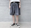 Vintage Cyberpunk Plain Japanese Style Shorts - 2XL