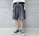 Vintage Cyberpunk Plain Japanese Style Shorts - 2XL