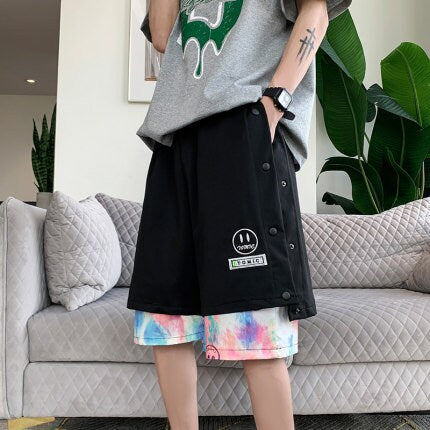 Summer Tie Dye Japanese Shorts - Large