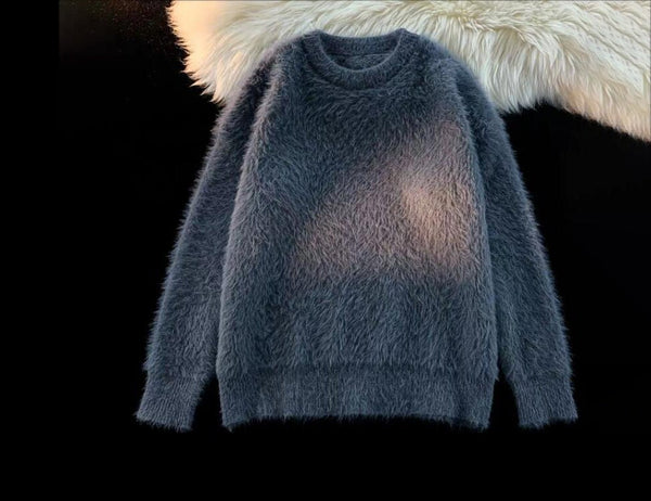 Plain Casual Classic Japanese Style Sweater - Medium