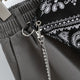 Cargo Chained Style Japanese Streetwear Shorts - Large
