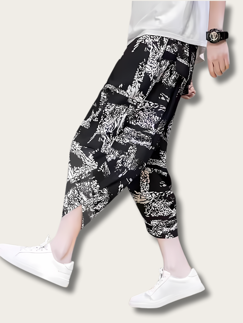 Abstract Urban Harem Pants - Large
