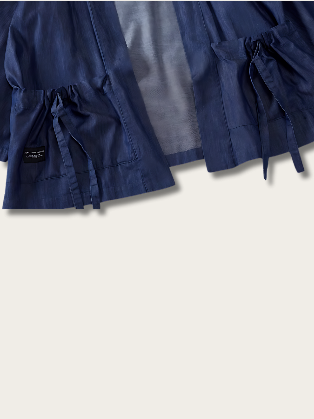 Azure Serenity Kimono Cardigan - L