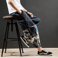 Comic Printed Design Japanese Harem Pants - 2XL