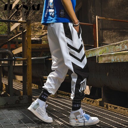Simple Techwear Design Japanese Pants - Large