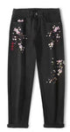 Denim Plum Blossom Japanese Pants - 36