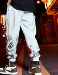 Lion Dance Head Japanese Modern Pants - 2XL