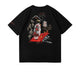 Anime Geisha Printed Japanese T Shirt - Medium
