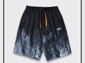 Mountain Contrast Printed Japanese Shorts - XL