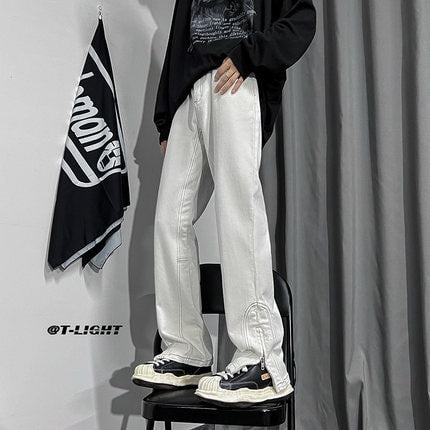 Ruffian Zipper Jeans Japanese Pants - XL