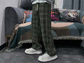 Checkered Design Japanese Pants - Large