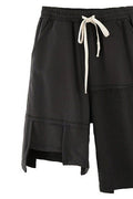 Asymmetrical Plain Design Japanese Shorts - Medium