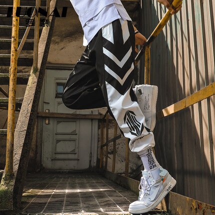 Simple Techwear Design Japanese Pants - Large