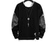 Letter Print Stitching Design Japanese Sweater - Medium