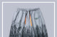 Mountain Contrast Printed Japanese Shorts - Large