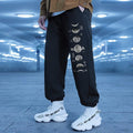 Printed Moon Harem Japanese Pants - XL