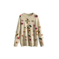 Crotched Floral Japanese Sweatshirt - Uniform