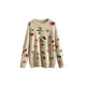 Crotched Floral Japanese Sweatshirt - Uniform