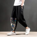 Comic Printed Design Japanese Harem Pants - 4XL