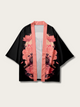 Samurai Cat Blossom Kimono Cardigan - S