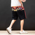 Red Geo Color Japanese Shorts - XL