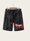 Tiger's Gaze Graphic Shorts - Large