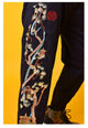 Pine Tree Embroidered Japanese Pants - 2XL