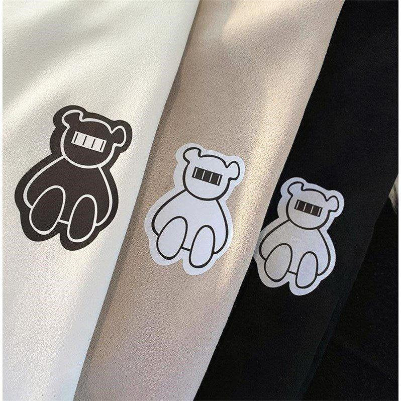 Small Bear Printed Japanese Sweatshirt - XL