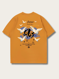 Mount Fuji Crane Harmony T Shirt - Small