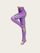 Floral Fantasy Japanese Yoga Pants - Small