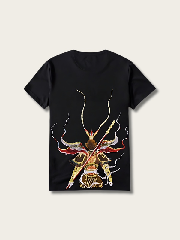 Monkey Warrior Japanese T Shirt - Medium
