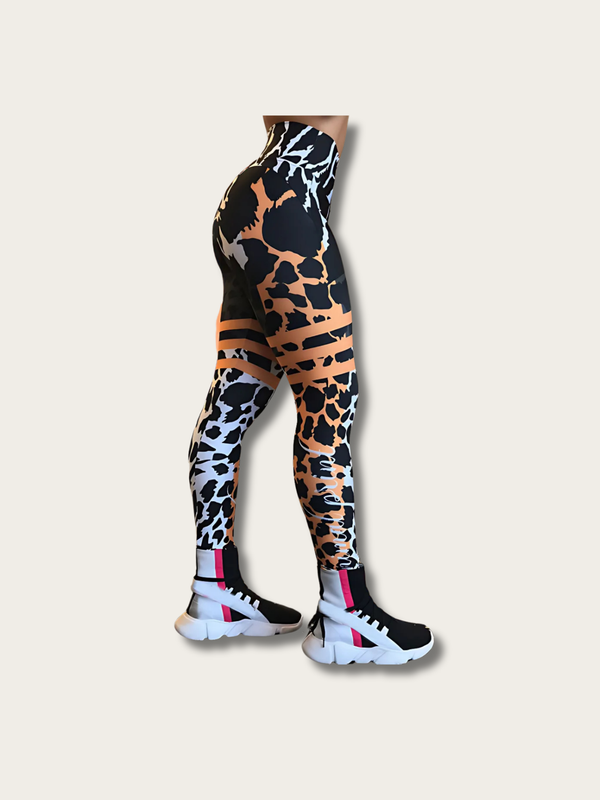 Wild Safari Japanese Yoga Pants - Medium