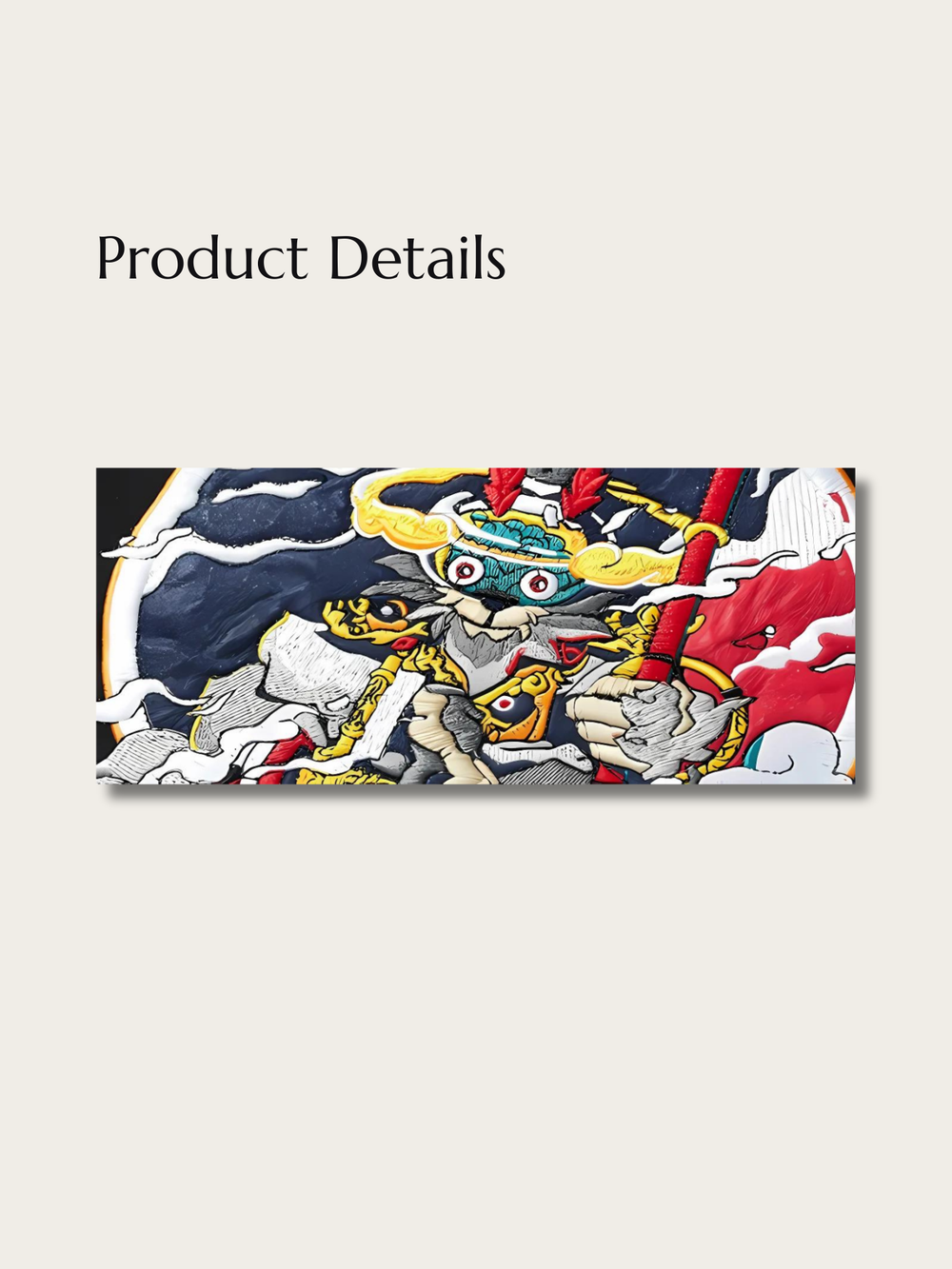 Samurai Guardian Cloudscape Japanese Sweatshirt - Black