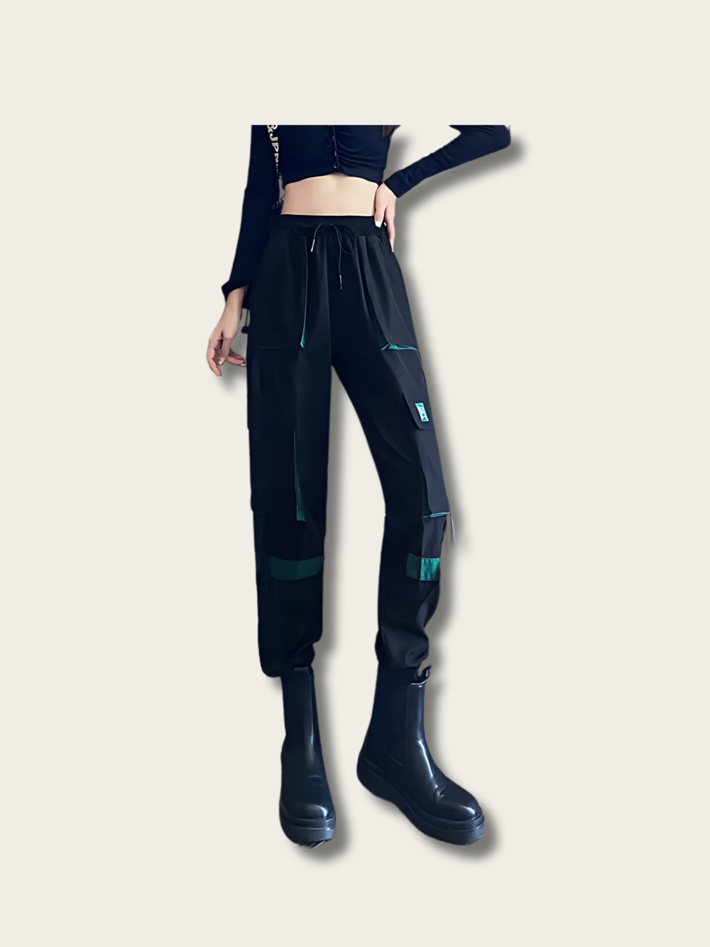 Azure Edge Japanese Techwear Pants - Small