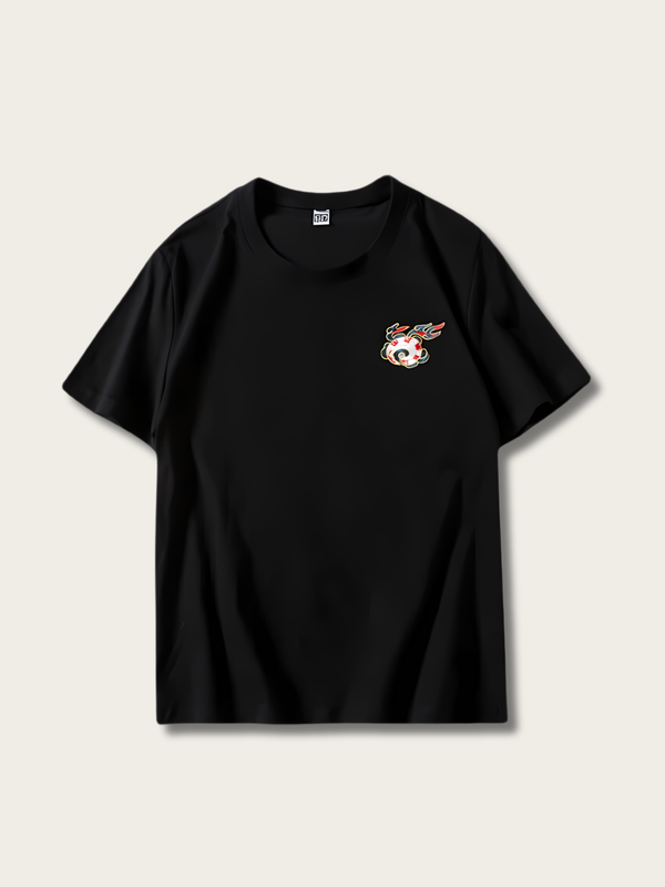 Flying Dragons Japanese T Shirt - Medium
