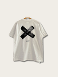 Cross Printed Japanese T Shirt - Small