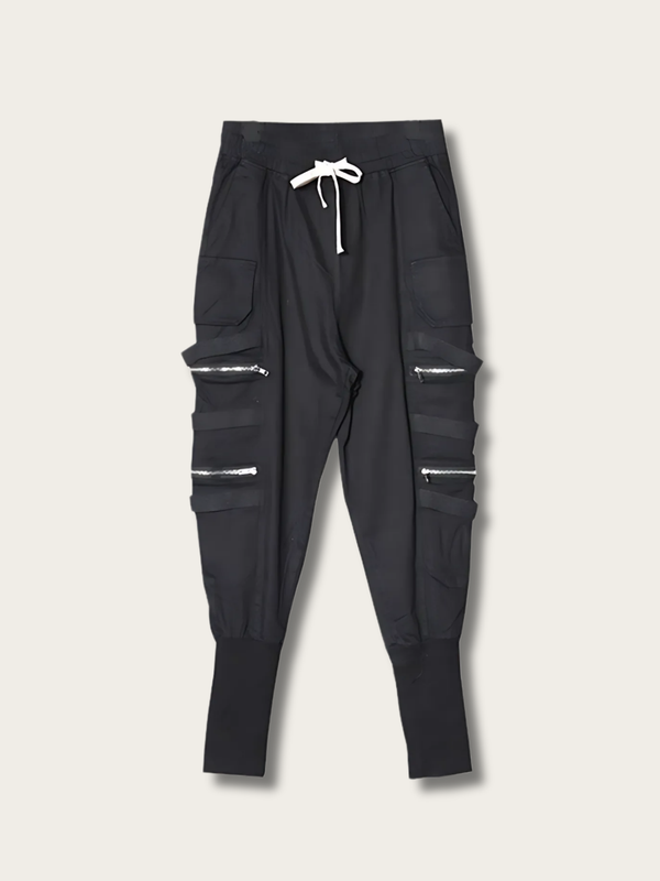 Techwear Tied Japanese Jogger Pants - Medium