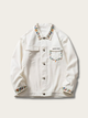 Embroidered Flower Japanese Jacket - Medium